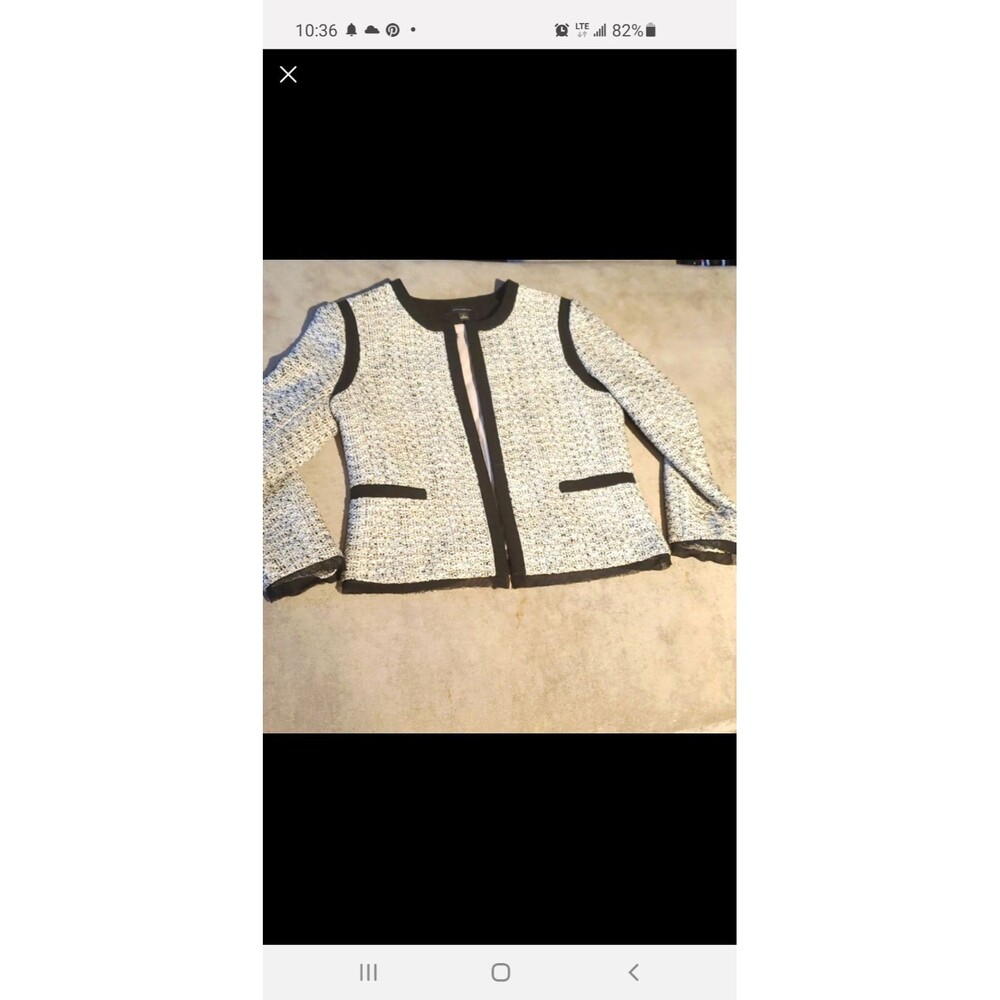 ann taylor tweed blazer